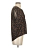 Chloe K 100% Polyester Brown Short Sleeve Blouse Size XS - photo 4