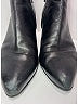 Prada 100% Leather Black Ankle Boots Size EU 37 - photo 3