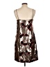Sam Edelman 100% Polyester Metallic Silver Cocktail Dress Size 10 - photo 2