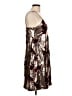 Sam Edelman 100% Polyester Metallic Silver Cocktail Dress Size 10 - photo 4