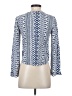 En Creme Blue Long Sleeve Blouse Size S - photo 2