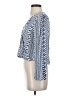 En Creme Blue Long Sleeve Blouse Size S - photo 5