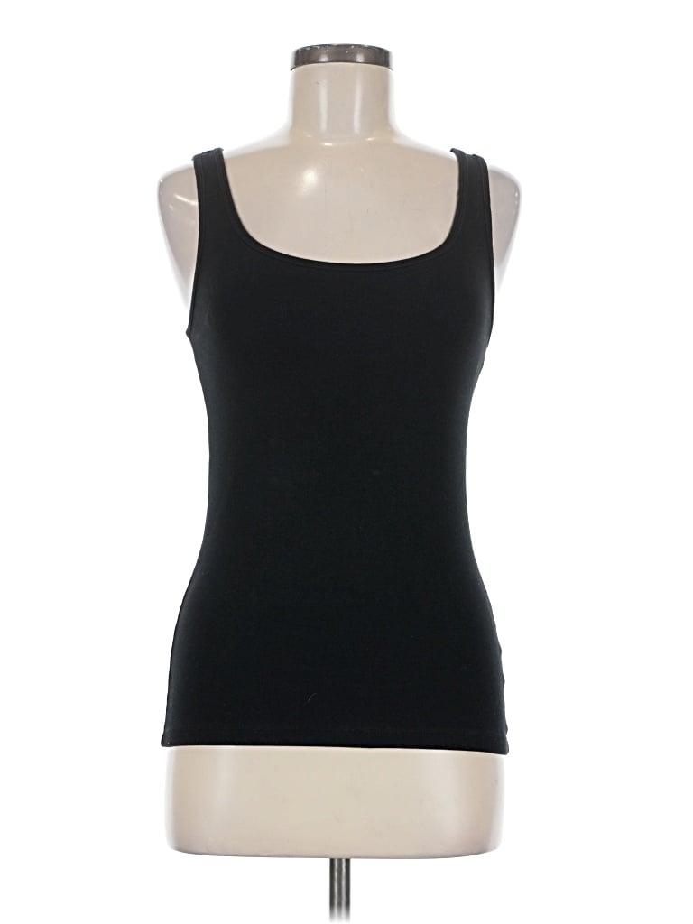 Pre-owned Gap Tank Top Black Strapless Neckline Tops