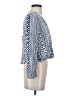 En Creme Blue Long Sleeve Blouse Size S - photo 4