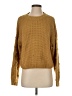 Moon & Madison 100% Acrylic Solid Gold Pullover Sweater Size S - photo 1
