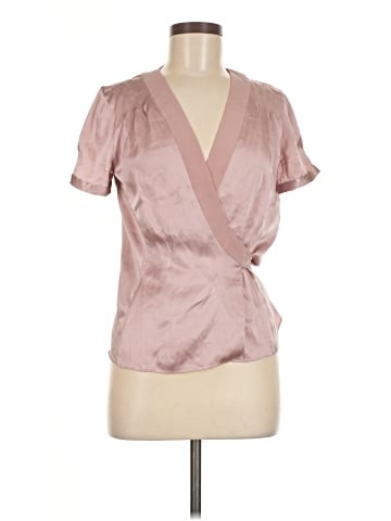 Diane von Furstenberg Short Sleeve Silk Top (view 1)