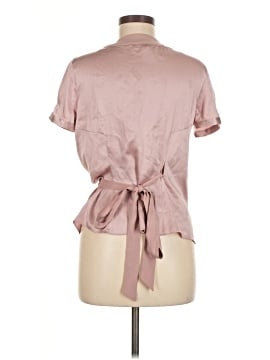 Diane von Furstenberg Short Sleeve Silk Top (view 2)