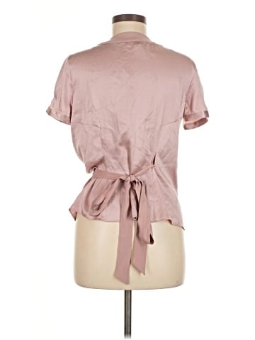 Diane von Furstenberg Short Sleeve Silk Top (view 2)