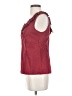 Ann Taylor 100% Polyester Burgundy Tank Top Size 2 - photo 5