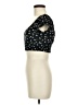 Bamboo Blonde 100% Rayon Black Short Sleeve Top Size 6 - photo 5