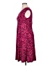 Chaps Animal Print Pink Cocktail Dress Size XL - photo 5