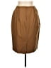 Requirements Solid Brown Tan Casual Skirt Size 12 - photo 2