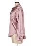 Unbranded 100% Polyester Metallic Pink Long Sleeve Blouse Size L - photo 5