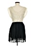 Unbranded 100% Polyester Ivory Cocktail Dress Size M - photo 2