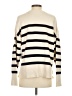 Zara Stripes Ivory Turtleneck Sweater Size S - photo 2