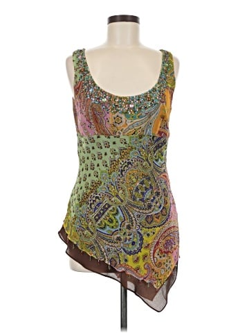 ICE Sleeveless Silk Top (view 1)