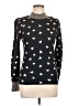 Rebecca Taylor Hearts Black Pullover Sweater Size L - photo 1