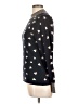 Rebecca Taylor Hearts Black Pullover Sweater Size L - photo 5