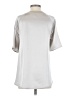 St. John Silver Short Sleeve Blouse Size P (petite) - photo 2