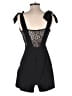 Zara Basic Solid Black Romper Size XS - photo 2