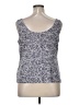 Alex Evenings Gray Sleeveless Top Size 1X - photo 2