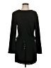 MNG 100% Polyester Solid Black Casual Dress Size 4 - photo 1