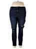 Old Navy Solid Blue Jeans Size 22 - photo 1