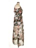 Iz Byer Floral Brown Cocktail Dress Size XL - photo 4
