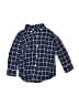 Janie and Jack 100% Cotton Blue Long Sleeve Button-Down Shirt Size 12-18 mo - photo 1