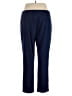 Purejill Solid Blue Casual Pants Size L - photo 2