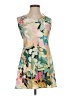 Lulus 100% Polyester Tropical Green Cocktail Dress Size S - photo 1