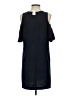 Ann Taylor LOFT 100% Polyester Blue Casual Dress Size 2 - photo 2