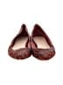 Loeffler Randall Animal Print Red Orange Flats Size 6 - photo 2