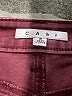 CAbi Hearts Burgundy Jeans Size 2 - photo 4