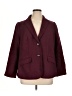 Talbots Burgundy Blazer Size 14W - photo 1