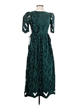 green emerald velvet dress White Halter Marcie Dress main image 0