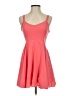 Margot 100% Polyester Solid Pink Cocktail Dress Size S - photo 1