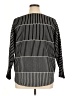Sioni Stripes Black Pullover Sweater Size 1X - photo 2