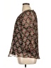 LC Lauren Conrad 100% Polyester Brown Long Sleeve Blouse Size XL - photo 5