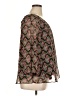 LC Lauren Conrad 100% Polyester Brown Long Sleeve Blouse Size XL - photo 4