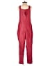 Lularoe Solid Red Jumpsuit Size XS - photo 2