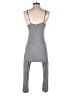 Make + Model 100% Rayon Solid Gray Romper Size XS - photo 2