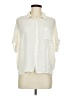 Millibon 100% Rayon Ivory Short Sleeve Blouse Size M - photo 1