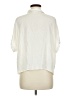 Millibon 100% Rayon Ivory Short Sleeve Blouse Size M - photo 2