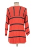 Soft Surroundings 100% Rayon Stripes Orange Pullover Sweater Size L - photo 2