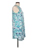 Logo Layers Print Blue Cocktail Dress Size L - photo 4