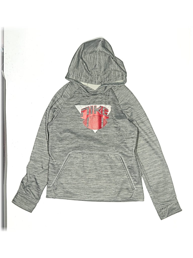 Click to view more detailed imagery on our partner's website Pre-owned Nike Kids' Pullover Hoodie In Gray