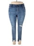 Molly & Isadora Hearts Blue Jeans Size 20 - photo 1
