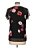 Worthington 100% Polyester Black Short Sleeve Blouse Size L - photo 2