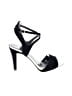 GLORIA ORTIZ 100% Leather Black Heels Size EU 38 - photo 1